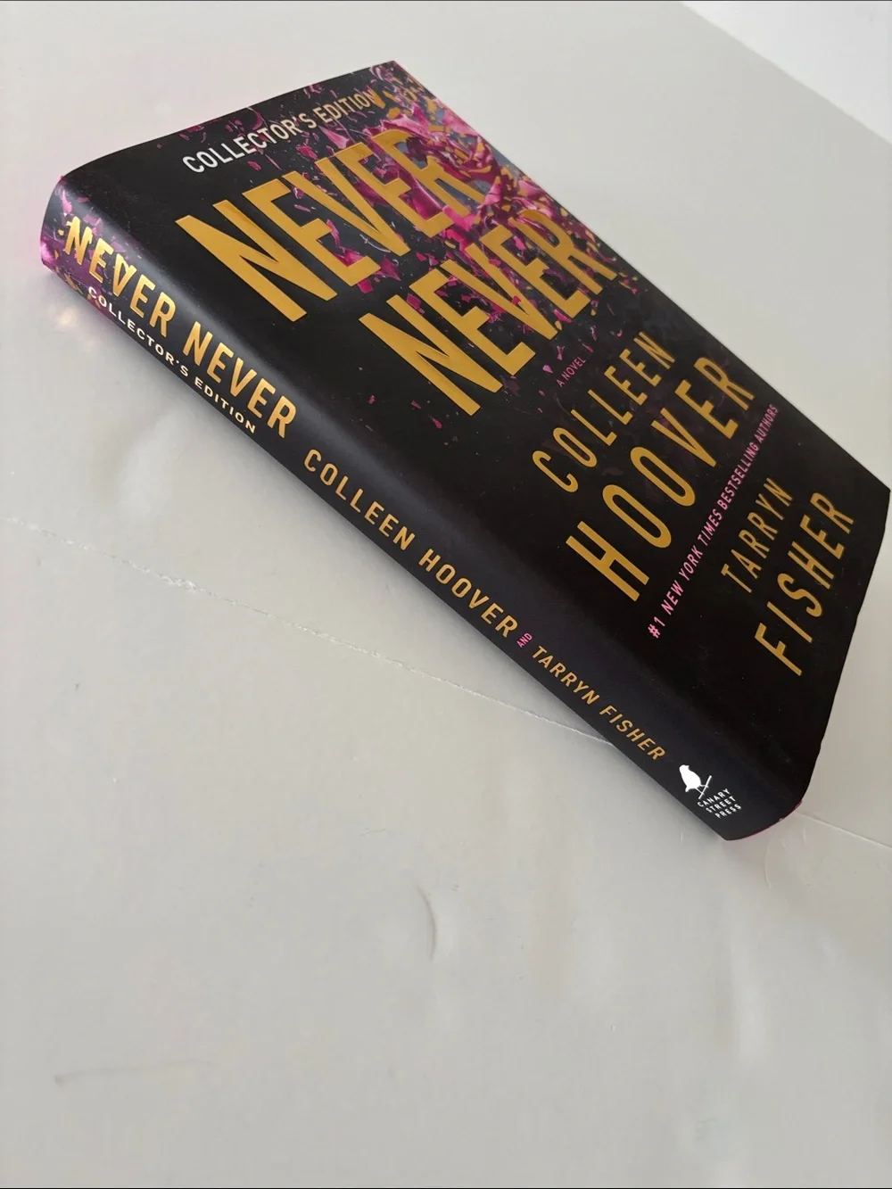 Collectors's Edition Hard Cover Never Never by Colleen Hoover & Tarryn Fisher
